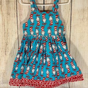 Dr. Seuss Cat in the Hat Dress handmade